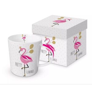Hrnek v krabičce Pretty Flamingo - 0,3L
