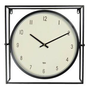 Industriální hodiny v kovovém rámu Aurelien - 48*10*45 cm / 1*AA