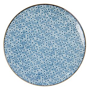 Jídelní talíř s modrými kvítky BlueFlowers - Ø  26 cm