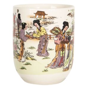 Kalíšek na čaj s japonskými motivy - ∅ 6*8 cm / 0,1L