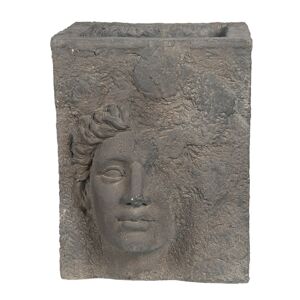 Kameninový květináč s nedokončenou bustou ženy Géraud - 38*32*41 cm