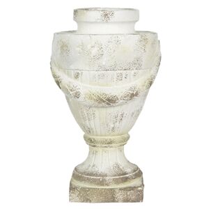 Kameninový květináč ve tvaru poháru na podstavci - 34*34*57 cm