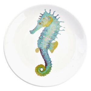 Keramický talíř s mořským koníkem Exotic World – Ø 20*2 cm