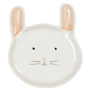 Keramický talíř v designu zajíčka - 15*17*2 cm