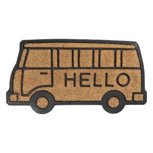 Kokosová rohožka ve tvaru autobusu Hello - 76*40*1 cm