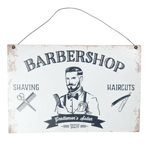 Kovová cedule Barbershop - 30*20 cm
