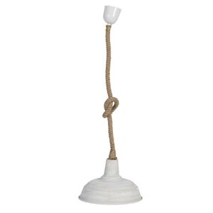 Kovová závěsná lampa na provazu Cupidon – Ø 25*16 cm E27/max 1*60W