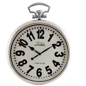 Kovové nástěnné hodiny Anliquite de Paris - 51*7*64 cm