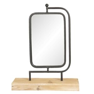 Kovové stolní zrcadlo Paul - 35*12*45 cm