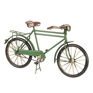 Kovový model retro kola v zelené barvě - 31*10*17 cm