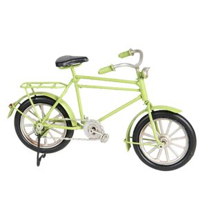 Kovový retro model jízdního kola v neonové barvě  - 16*5*10 cm