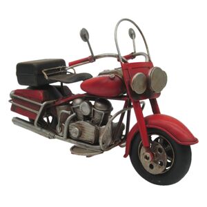 Kovový retro model motorky - 19*8*11 cm