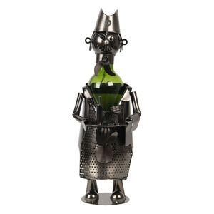 Kovový stojan na víno v designu číšníka Chevalier - Ø 10*30 cm