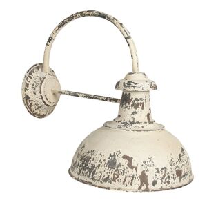 Krémová vintage nástěnná lampa s patinou Paulin - 47*30*40 cm