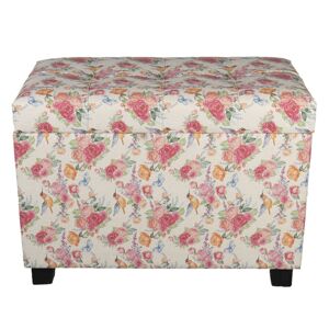 Květovaná stolička, taburet  Rose - 60*36*43 cm