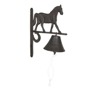 Litinový zvonek s koňem Horse - 20*11*27 cm