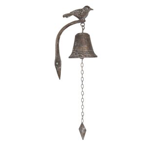 Litinový zvonek s ptáčkem Bird - 10*15*25 cm