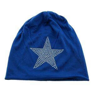 Modrá dětská čepice s hvězdou