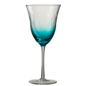 Modrá sklenička na víno Verma - Ø 10*22 cm