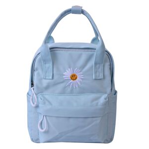 Modrý batoh s květinou - 21*9*23 cm Clayre & Eef