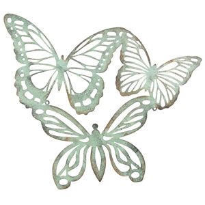 Nástěnná dekorace 3 motýlci - 53*45 cm