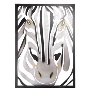 Nástěnná dekorace Zebra - 55*3*76 cm