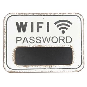 Nástěnná dřevěná cedule Wifi password - 39*29*1 cm