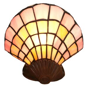 Nástěnná lampa Tiffany Shell - 25*20 cm Clayre & Eef