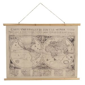 Nástěnná mapa světa obě polokoule s latinským popisem - 100*2*75 cm