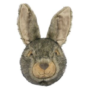 Nástěnná plyšová dekorace hlava králík Cuddly Rabbit - 39*20*47cm Mars & More