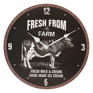 Nástěnné hodiny Fresh from the farm – Ø 34*3 cm / 1*AA