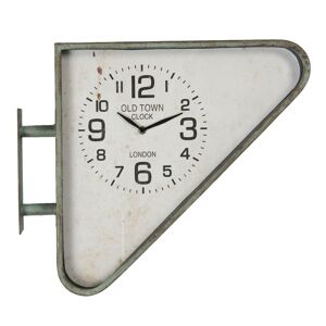 Nástěnné kovové hodiny Old Town Clock - 47*12*41 cm / 1*AA
