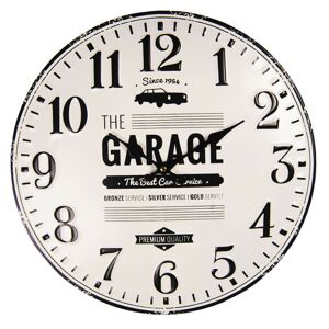 Nástěnné kovové hodiny The Garage – Ø 40 cm / 1*AA