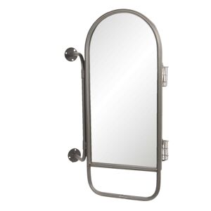 Nástěnné zrcadlo s drátěnými košíky Margot - 40*14*62 cm
