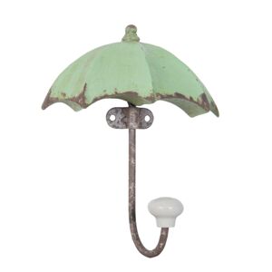 Nástěnný háček s patinou Deštník - 12*5*15 cm