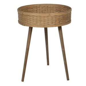 Odkládací stolek s bambusovou výplní - 46*62 cm
