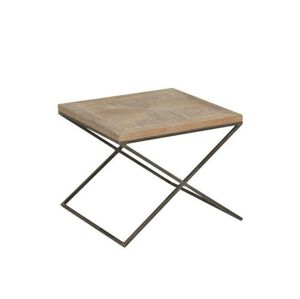Odkládací stolek s kovovou kontrukcí Shelf - 60*60*49cm