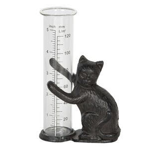 Odměrka na měření deště s kočkou