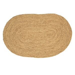 Oválný kobereček z mořské trávy - 80*50 cm