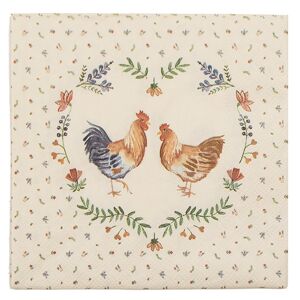 Papírové ubrousky Chicken and Rooster - 33*33 cm (20ks) Clayre & Eef