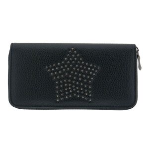 Černá peněženka s hvězdou - 19*10 cm