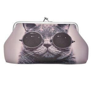 Peněženka s kočkou v brýlích - 18*10 cm