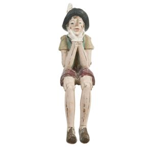 Dekorace sedící Pinocchio  - 4*7*15 cm