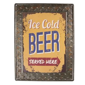 Plechová cedule Ice Cold Beer - 30*40 cm