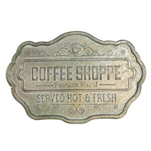 Plechová nástěnná cedule Coffee Shop - 45*30 cm