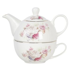 Porcelánový tea for one Friendly Roses - 0,4L