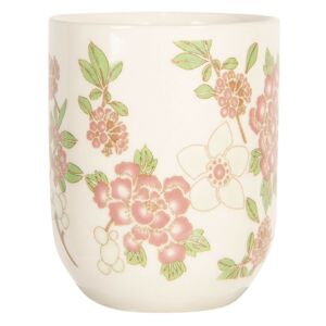 Porcelánový kalíšek na čaj se sakurou - ∅ 6*8 cm / 0,1L
