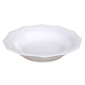 Porcelánový polévkový talíř s krajkou Provence lace - Ø 21cm / 0.25L Chic Antique