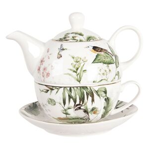 Porcelánový tea for one Tropical birds - 0,46L