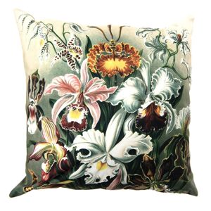 Povlak na polštář s okrasnými květy kosatců Iris - 45*45 cm Clayre & Eef